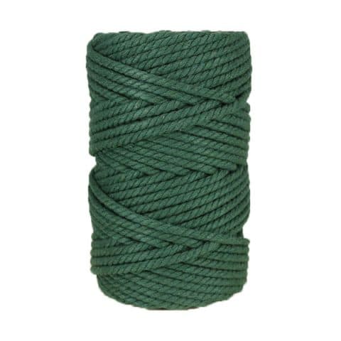 Corde Macramé Vert Foncé 2mm X 140m - Fil Coton Polyester Pour DIY, Sacs, Tentures Et Paniers