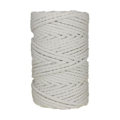 Macramé - corde - ficelle - coton- Blanc - suspension - 5mm