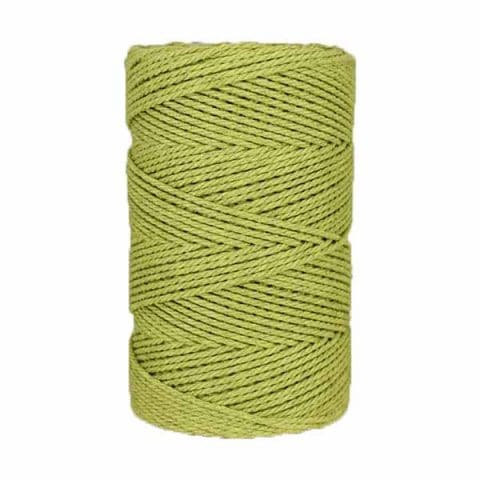 Macramé - corde - ficelle - coton- vert - Fil - 2,5mm