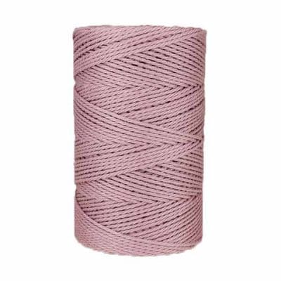 Macramé - corde - ficelle - coton- violet - fil - 2,5mm
