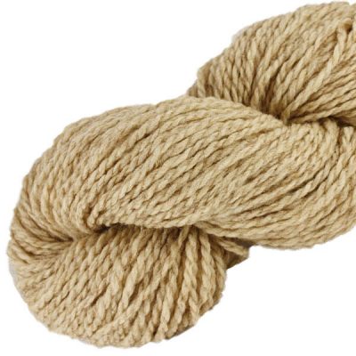Laine naturelle Française - Sable - Echeveau de pure laine de pays à tricoter