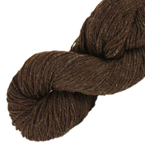 Laine naturelle Française - Terre d'ombre - Echeveau de pure laine de pays à tricoter