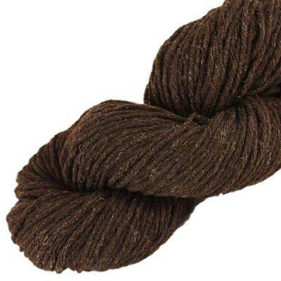 Laine naturelle Française - Terre d'ombre - Echeveau de pure laine de pays à tricoter