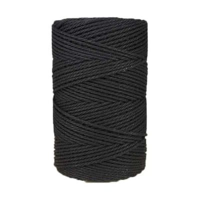 corde macramé noir 2,5mm