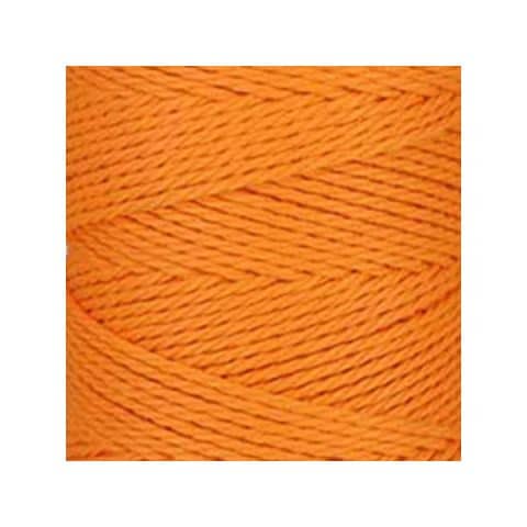 Macramé - corde - ficelle - coton - mandarine orange - cordon - fil 2,5 mm - vendu au mètre