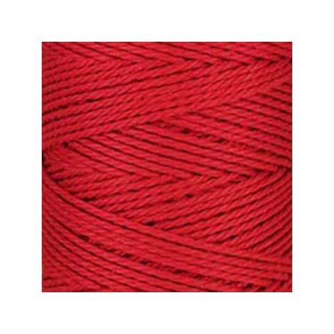 Macramé - corde - ficelle - coton- rouge cerise - cordon - fil 2,5 mm - vendu au mètre