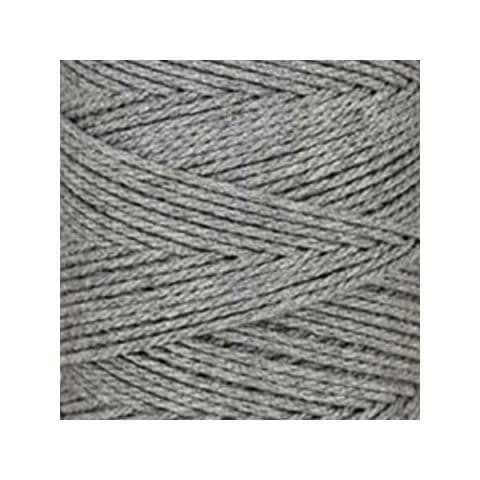 Macramé - corde - ficelle - coton - gris acier - cordon - fil 2,5 mm - vendu au mètre