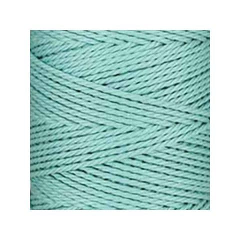 Macramé - corde - ficelle - coton - bleu azurin - cordon - fil 2,5 mm - vendu au mètre