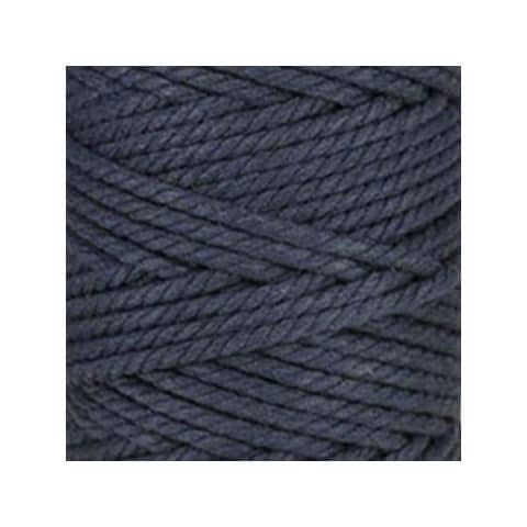 Macramé - corde - ficelle - coton- bleu nuit - cordon - fil 5mm - vendu au mètre