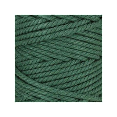 Macramé - corde - ficelle - coton - vert mélèze cordon - fil 5mm - vendu au mètre