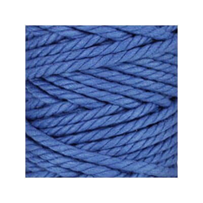 Macramé - corde - ficelle - coton - bleu azur - cordon - fil 7mm - vendu au mètre