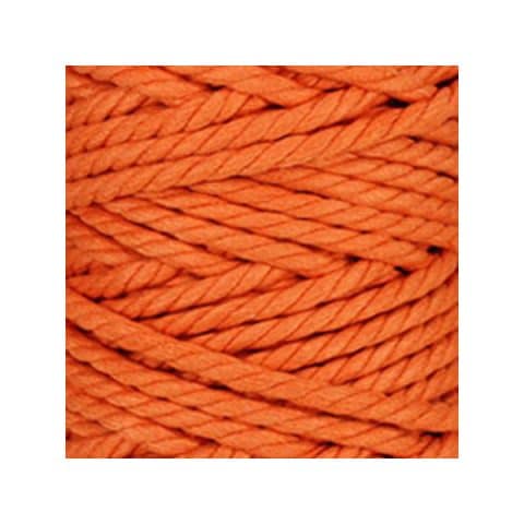 Macramé - corde - ficelle - coton - abricot - cordon - fil 7mm - vendu au mètre