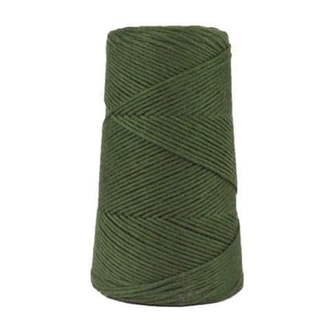 Cordon - corde - coton peigné suprême - fil de 2mm - vert - macramé - crochet - tricot - tissage