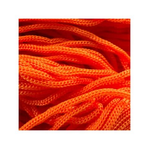 Cordon Swan Thai - Corde Thailandaise - Fil de 2mm - Orange - tricot - crochet - sacs