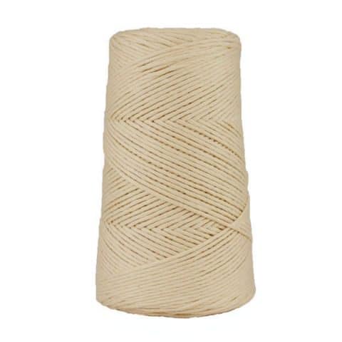 Cordon - corde - coton peigné suprême - fil de 2mm - naturel - macramé - crochet - tricot - tissage