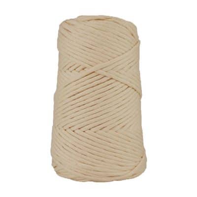 Cordon - corde - coton peigné suprême - fil de 4mm - naturel - macramé - crochet - tricot - tissage