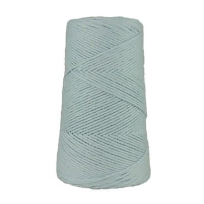 Cordon - corde - coton peigné suprême - fil de 2mm - bleu dragée - macramé - crochet - tricot - tissage