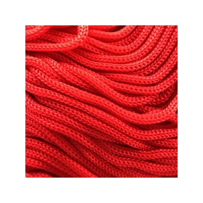 Cordon Swan Thai - Corde Thailandaise - Fil de 2mm - Rouge - tricot - crochet - sacs
