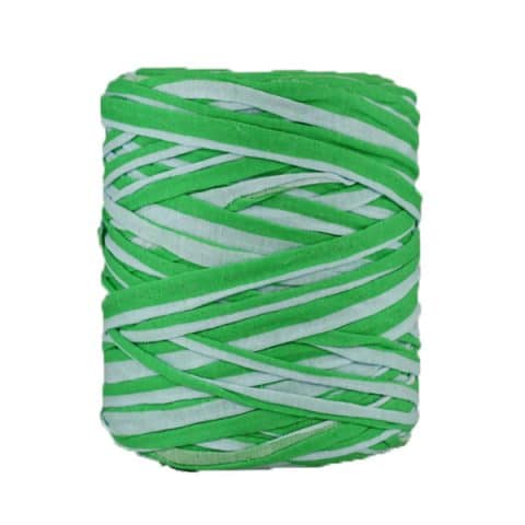 B-062-bobine de trapilho vert et blanc