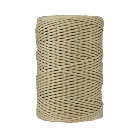 Cordon coton tressé 2 mm. Bobine de corde de 500 gr pour macramé, couture, customisation, décoration