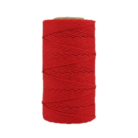 Lot de 25 rouleaux de cordon rond en coton ciré - En polyester - Pour