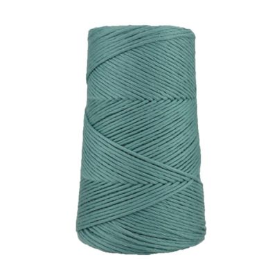 Cordon - corde - coton peigné suprême - fil de 2mm - Bleu sarcelle - macramé - crochet - tricot - tissage