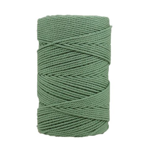 Corde macramé 2,5 mm - Vert lichen