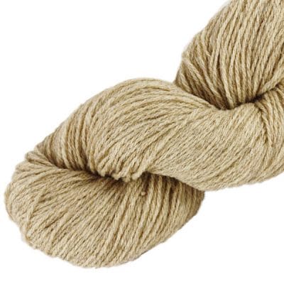 Laine naturelle Française - Sable - Echeveau de pure laine de pays à tricoter
