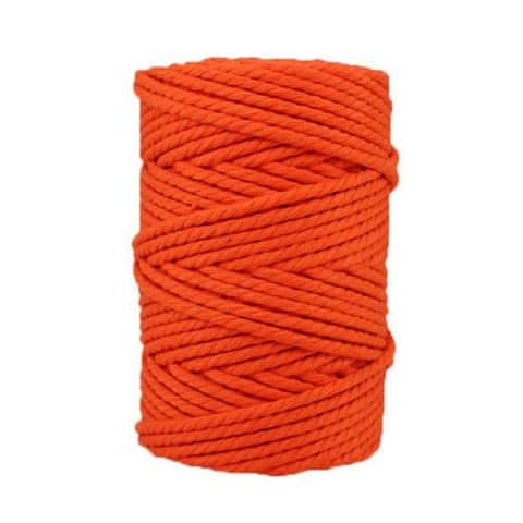 Corde macramé - 4 mm - Orange