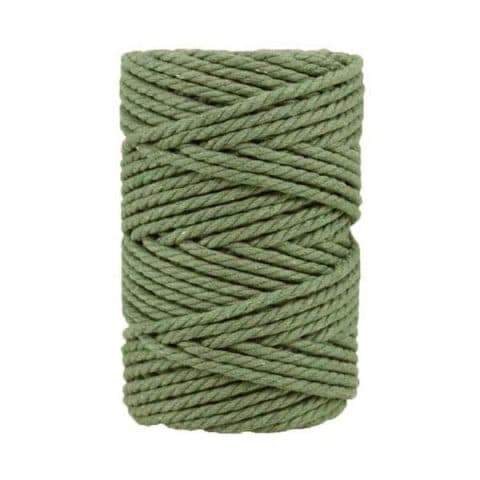 Corde macramé - 5 mm - Vert asperge