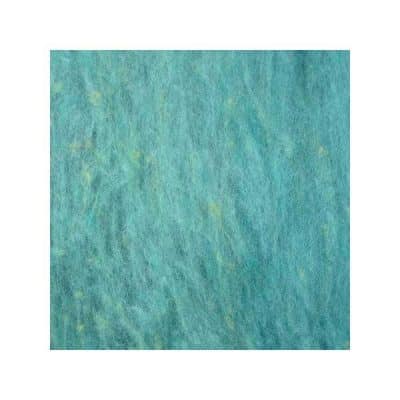 Laine cardée - Bleu lagon