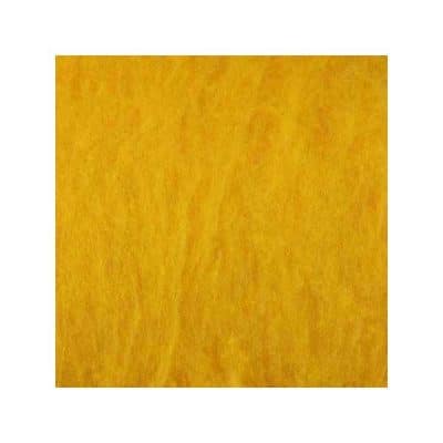 Laine cardée - Jaune d'or