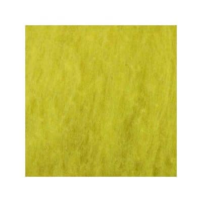 Laine cardée - Jaune
