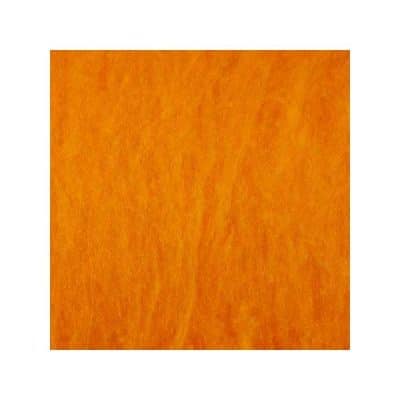 Laine cardée - Mandarine