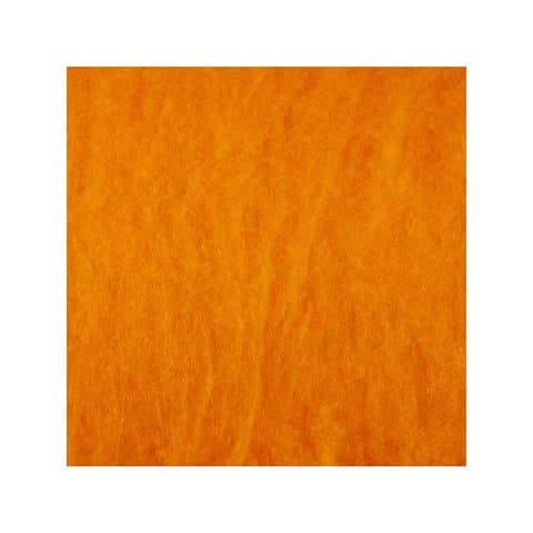 Laine cardée - Mandarine