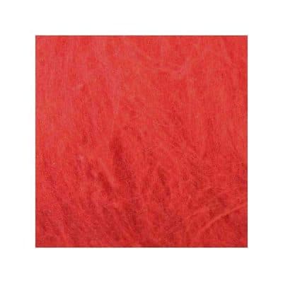 Laine cardée - Rouge coquelicot