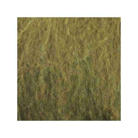 Laine cardée - Vert kaki