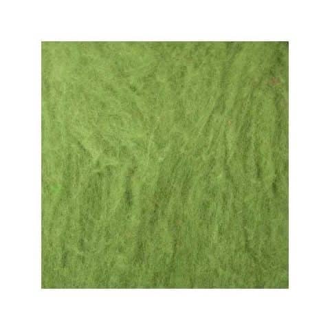 Laine cardée - Vert mousse
