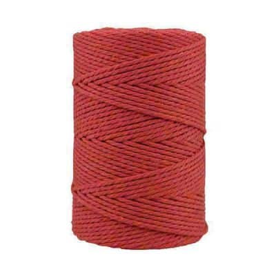 Corde macramé - 3 mm - Rouge terracotta