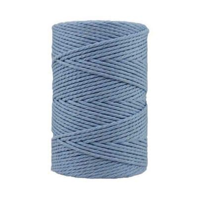 Corde macramé - 3 mm - Bleu azur