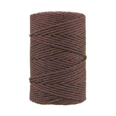 Corde macramé - 3 mm - Chocolat