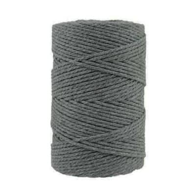 Corde macramé - 3 mm - Gris ardoise