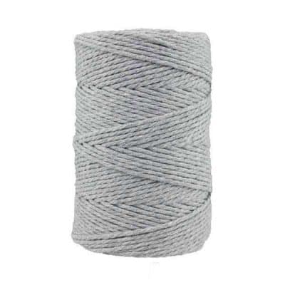 Corde macramé - 3 mm - Gris tourterelle