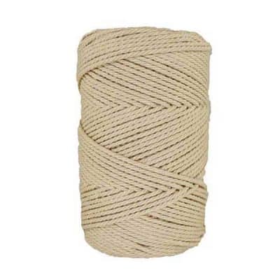 Corde macramé - 3mm - Biscuit