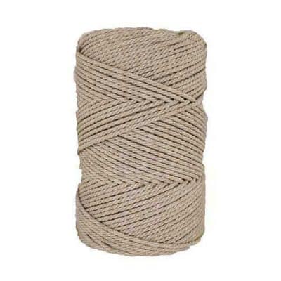 Corde macramé - 3mm - Café glacé
