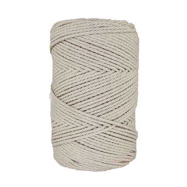Corde macramé - 3mm - Craie
