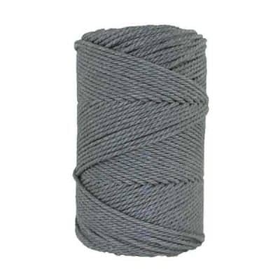 Corde macramé - 3mm - Gris ardoise