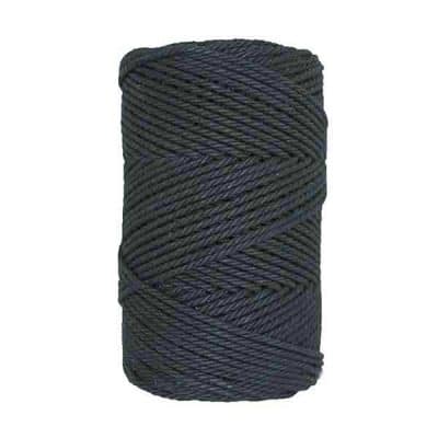 Corde macramé - 3mm - Noir