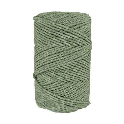 Corde macramé - 3mm - Vert lichen