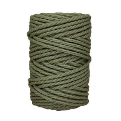 Corde macramé - 7mm - Vert kaki